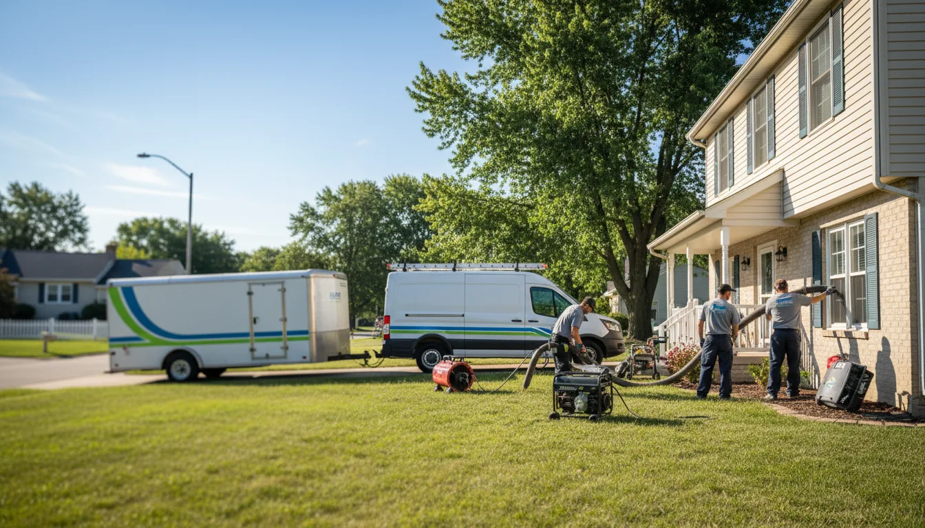 Flooded Basement Restoration And Cleanup With Repair in Ramsey, IL near me